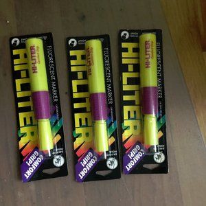 3 New  HI-LITER with comfort grip